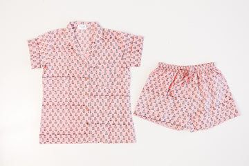 Lotus Dreams  Pajama Set- Shorts
