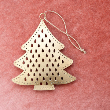 Brass Tree Delight Ornament