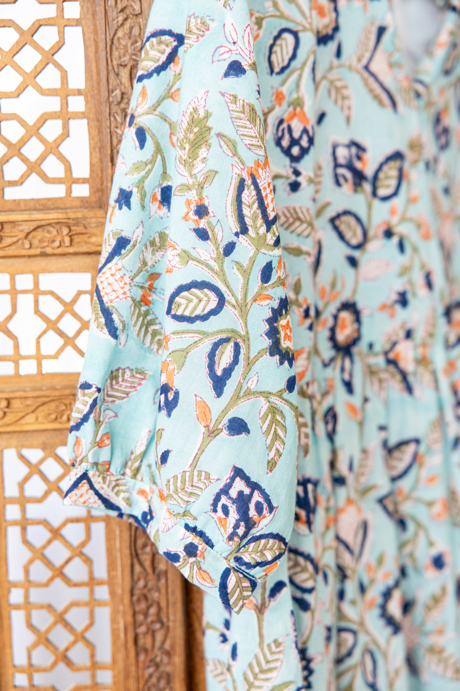 The Aqua Somerset Block Print Dress