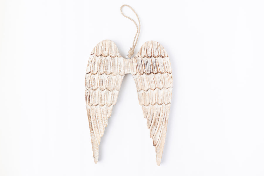 Small Carved Angel Wing