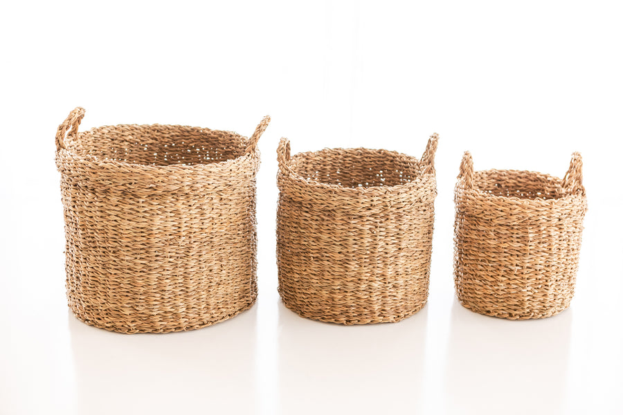 Pleated Basket- Medium