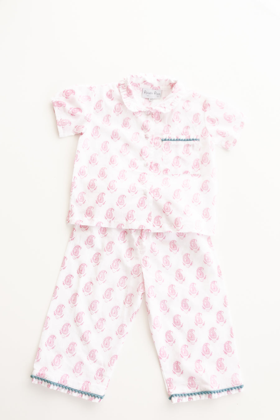 Paisley Frills Children's Pajama Set