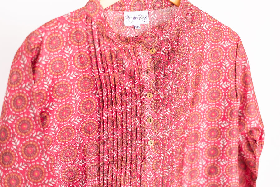 Ladie's Silk Sari Tunic
